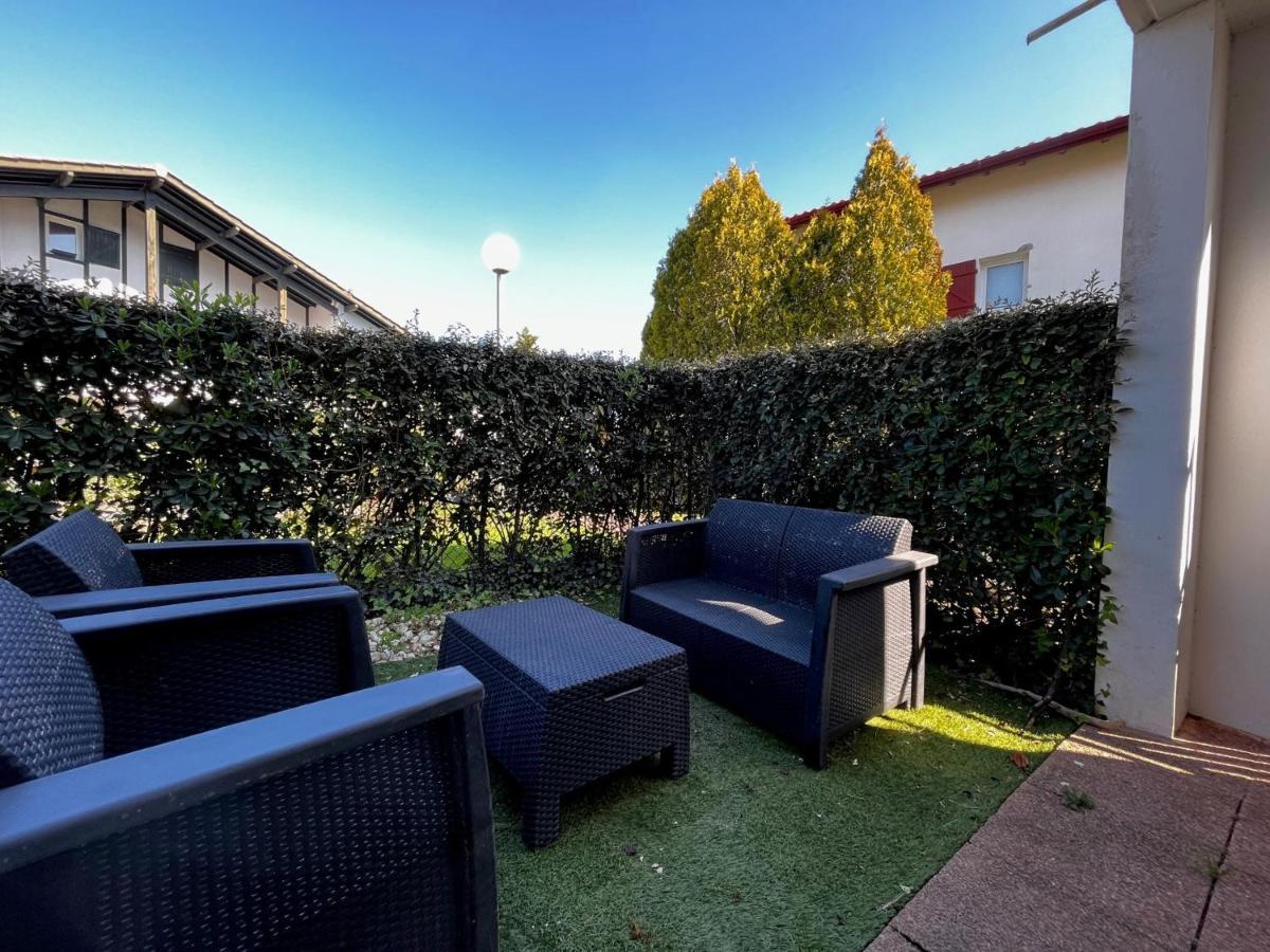 Bel Appartement T3 Avec Jardin, Piscine Et Parking, Proche Plage A Hendaye - Fr-1-239-739 외부 사진