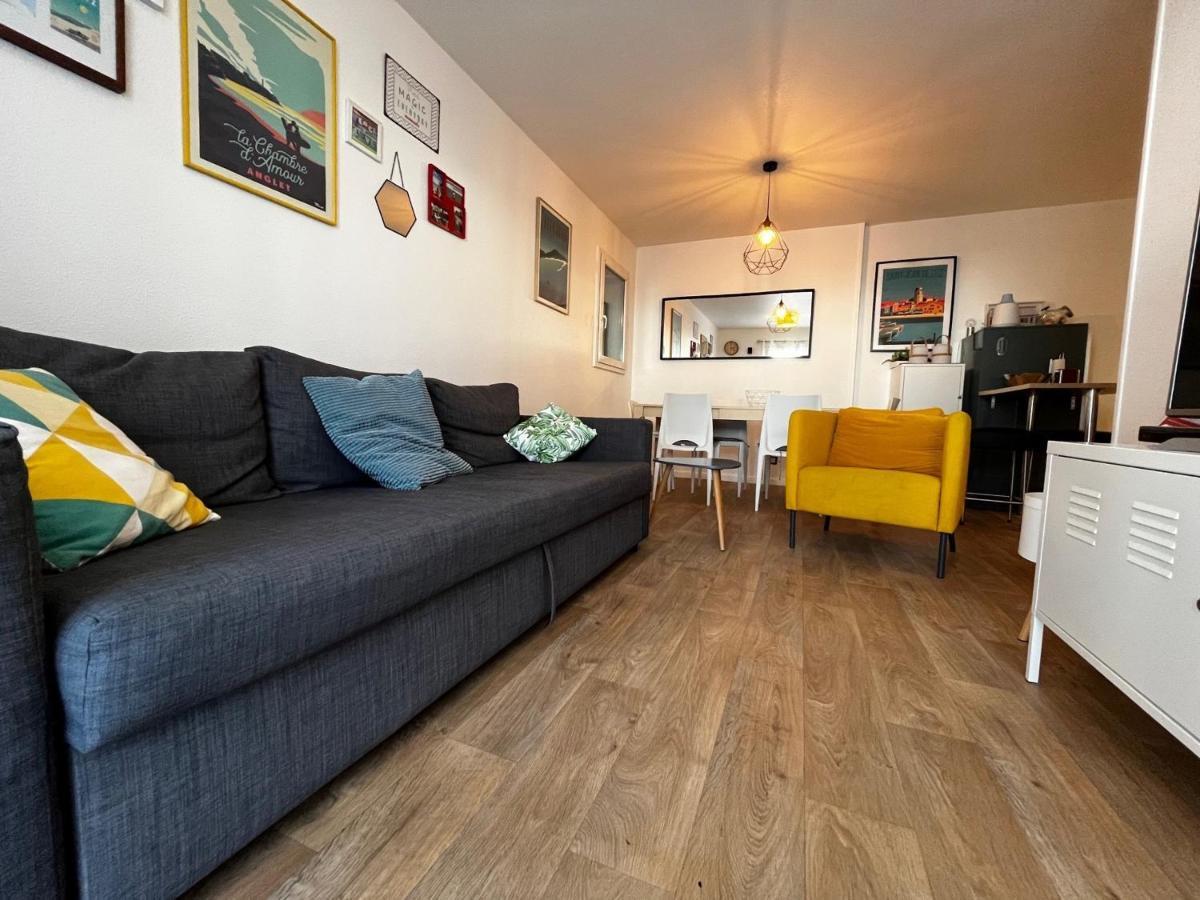 Bel Appartement T3 Avec Jardin, Piscine Et Parking, Proche Plage A Hendaye - Fr-1-239-739 외부 사진